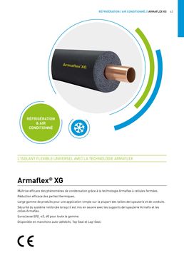 Isolant flexible universel pour la maîtrise de la condensation | ArmaFlex XG