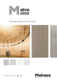 Malvo : Catalogue gamme acoustique