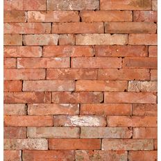 BRIKELIA VINTAGE Rectifiée | Briques vieillies de récupération pour la décoration de murs intérieurs
