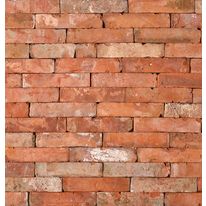BRIKELIA VINTAGE Rectifiée | Briques vieillies de récupération pour la décoration de murs intérieurs