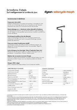 Lampe intelligente de bureau Dyson Solarcycle Morph | CD06
