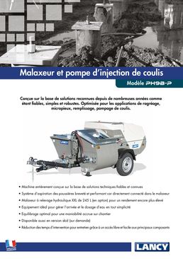 Malaxeur et pompe d’injection de coulis moteur Diesel Kubota 14.5 kW | PH9B-P
