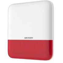 Sirène extérieure sans fil | Hikvision DS-PS1-E-WE/Red réf. 302401659 avec flash rouge