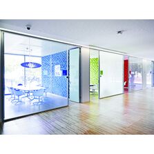 Porte coupe-feu à vitrage opacifiant pour ERP et particuliers | Porte CF Pyroguard Vitrum Glass