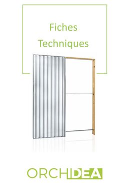 Vantail simple pour plaque de plâtre | Orchidea Classique 