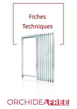 Vantail simple à bord VIF pour plaques de plâtre pour porte standard | Orchidea Free 