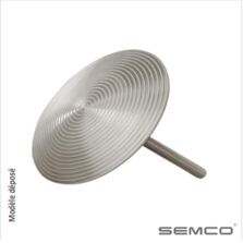 Clou de marquage | Clou de marquage Ø 100 strié en inox 316