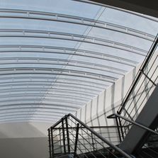 Système de couverture transparente légère en cassette double-peau | Everlux