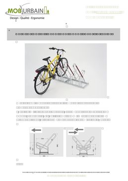 Râtelier -vélo ou rack vélo | IDEAL 2500