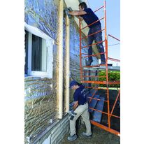 Panneau souple isolant réflecteur alvéolaire pour ITE sous bardage ventilé | Hybris Façade