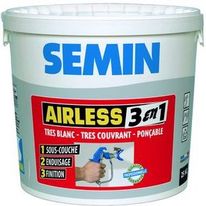 Enduit airless pour préparation, enduisage et finition | Airless 3 en 1