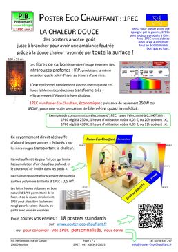 1PEC Poster-Eco-Chauffant : décoratif et basse consommation 
