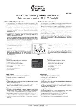 Détecteur pour projecteur 30/50/100/150/200 W | CEYLAN 