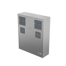 Muret technique double boite aux lettres face habillage coffret électricité gaz CIBE | MTF 110 BAL2 