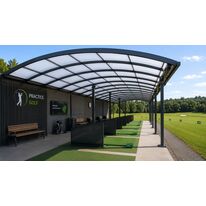 ABRI POUR PRACTICE DE GOLF OVALUX