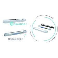 Entrée d'air intelligente à capteur CO2 sur menuiserie ou coffre de volet roulant | Entrée d'air CO2