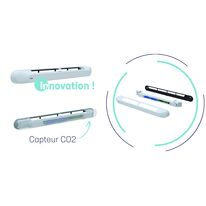 Entrée d'air intelligente à capteur CO2 sur menuiserie ou coffre de volet roulant | Entrée d'air CO2