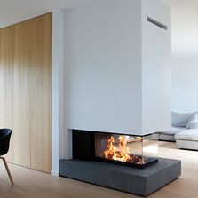 Cheminée à bois en épi MDesign | Luna Diamond 1000RD