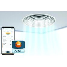 Application d'aide au réglage des systèmes de ventilation et mesures multisites | Testo Smart