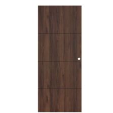 Porte coulissante ROXIE inserts inox - avec serrure | LAPEYRE SERVICES