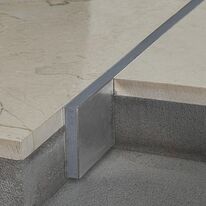 Joint de dilatation pour sols sur mortier | CERFIX PROJOINT DIL STI en acier inoxydable avec insert EPDM