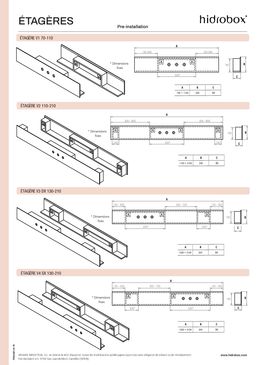 Étagère pour rangement à base de résine | ÉTAGÈRES Shelves