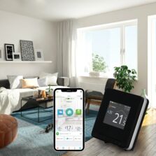 Thermostat d'ambiance connecté et intelligent  pour systèmes de chauffage et de rafraîchissement électriques ou hydrauliques | THERMA HOME