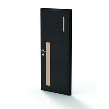 Porte d'entrée modulaire en aluminium et acier | Alliance 85