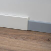 Plinthes en PVC | PVC LINE 8614 de rénovation avec revêtement Alcrom® Plus blanc