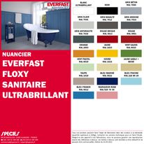 Revêtement époxy bicomposant sans solvant pour sanitaires | EVERFAST FLOXY SANITAIRE ULTRABRILLANT