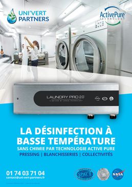 Solution de désinfection à basse température | LAUNDRY PRO 2.0