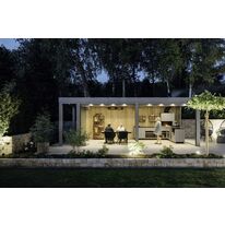 Toiture de terrasse vitrée avec parois verticales transparentes  | SDL Acubis