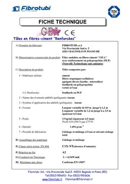 Plaques en fibro‑ciment écologique | GEA