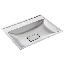 Vasque rectangulaire inox à encastrer |  LM-375-S