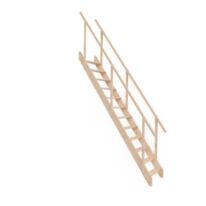 Echelle de Meunier 2 rampes sapin massif | LAPEYRE SERVICES