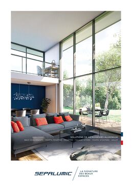 Catalogue BTC menuiseries aluminium Sepalumic