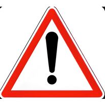 Panneau attention danger A14 classe 2 | 1-02-2-008a2