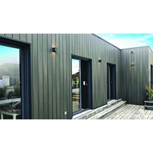 Bardage bois composite coextrudé à faux claire-voie | Weo 60