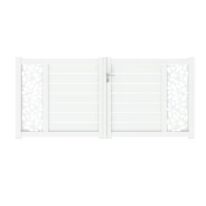 Portail battant aluminium Galet | Catane 