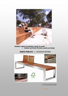 Mobilier urbain design