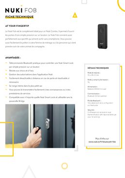 Télécommande pour serrure Nuki Smart Lock | Nuki Fob