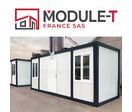Bungalow Vestiaire Chantier | Container Vestiaire Sanitaire Module T France |  Vente neuf sur mesure 