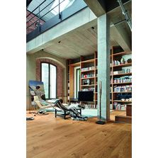 Sol en fibres de bois pressé aspect naturel à lames larges ou à bâtons rompus | Lindura HD400