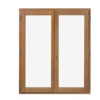 Fenêtre pin 2 vantaux sur-mesure ODE lasure pin naturel