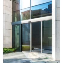 Porte automatique coulissante | Système FAAC avec technologie Energy Saving