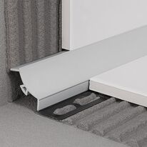 Profilé de raccord mur-sol hygiénique | CERFIX PROROUND P en aluminium, inox ou PVC