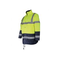 Parka 4 en 1 pluie et froid haute visibilité pour les professionnels travaillant en extérieur | 4-01-5-018