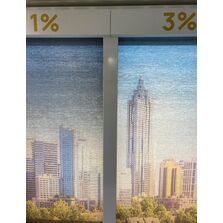 Toile de protection solaire à coefficient d'ouverture variable pour confort thermique et visuel | Soltis Liris