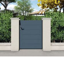 Portillon de jardin contemporain en aluminium | Portillon Alu