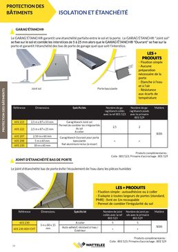 Système d’étanchéité pour portes de garages | joint de sol et porte basculante 